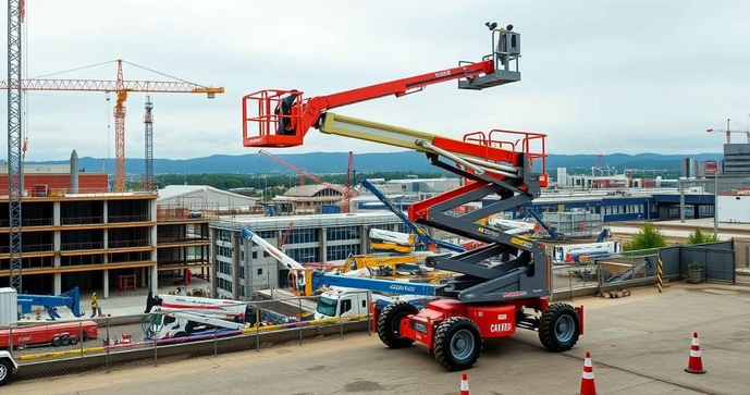 Plataforma A&eacute;rea Articulada: Versatilidade em Altura