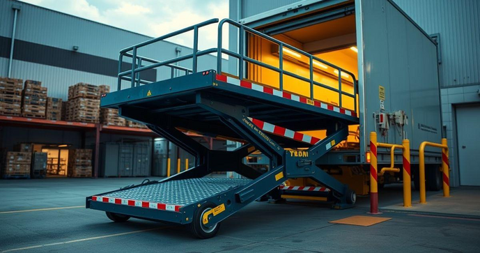 Niveladora de doca m&oacute;vel &eacute; a solu&ccedil;&atilde;o ideal para otimizar opera&ccedil;&otilde;es log&iacute;sticas e garantir seguran&ccedil;a no carregamento.