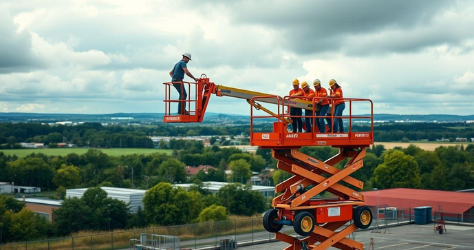 Como a Plataforma A&eacute;rea Elevat&oacute;ria Revoluciona o Acesso em Altura