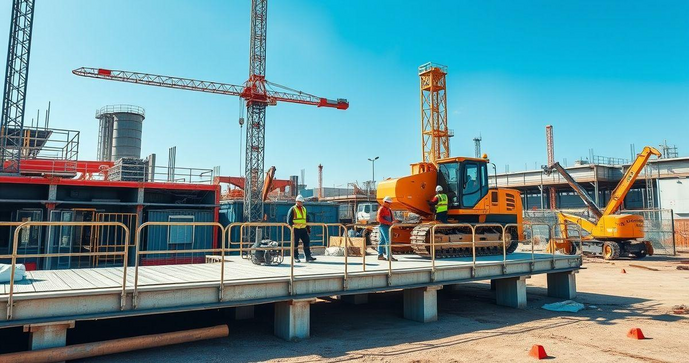 Plataforma Niveladora &eacute; a Solu&ccedil;&atilde;o Ideal para Aumentar a Efici&ecirc;ncia em Obras e Ind&uacute;strias