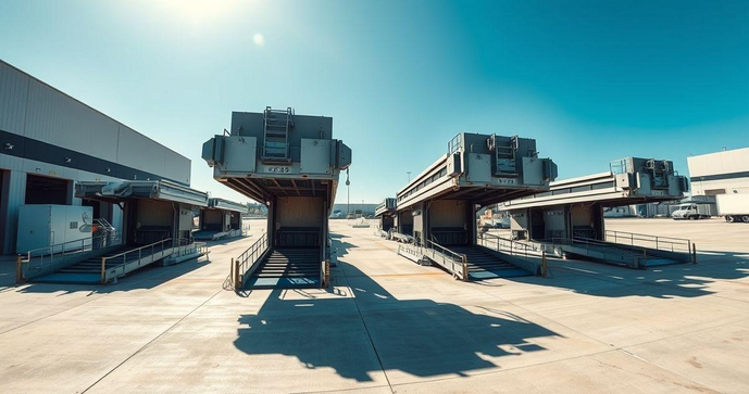 Rampa para doca: Como escolher a ideal para sua opera&ccedil;&atilde;o