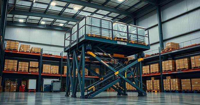 Plataforma elevat&oacute;ria carga e descarga: como escolher a ideal para sua opera&ccedil;&atilde;o